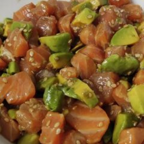 20. Tartar salmón con trufa